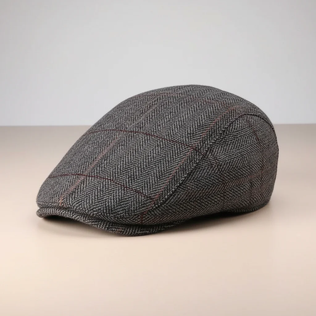 Casquette plate polyester motif chevrons - Vue 4 - casquette plate