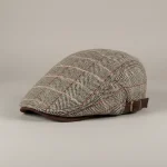 Casquette plate polyester motif chevrons ajustable - Vue 1 - casquette plate