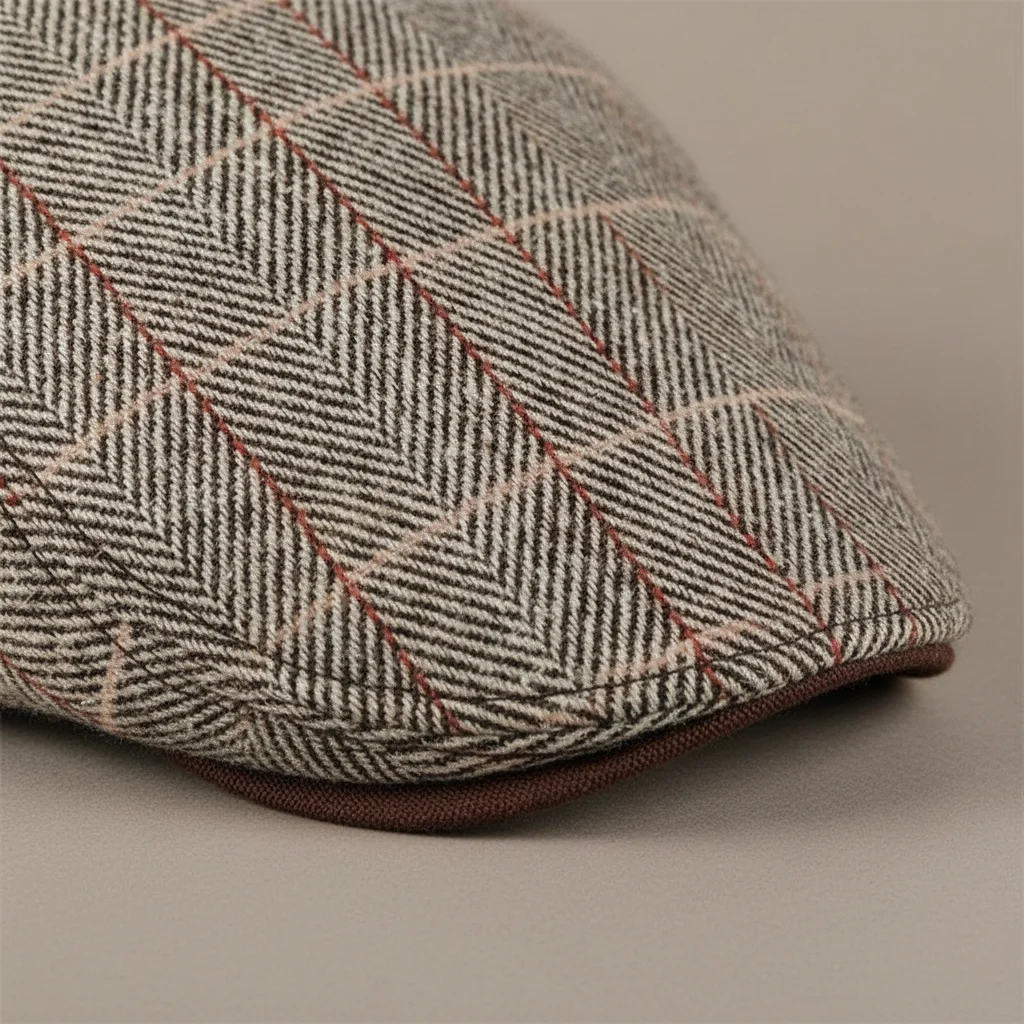 Casquette plate polyester motif chevrons ajustable - Vue 4 - casquette plate