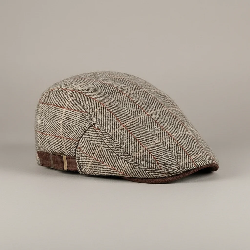 Casquette plate polyester motif chevrons ajustable - Vue 5 - casquette plate