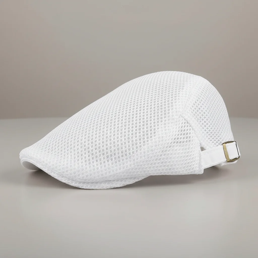 Casquette plate polyester respirant homme été - Vue 4 - casquette plate