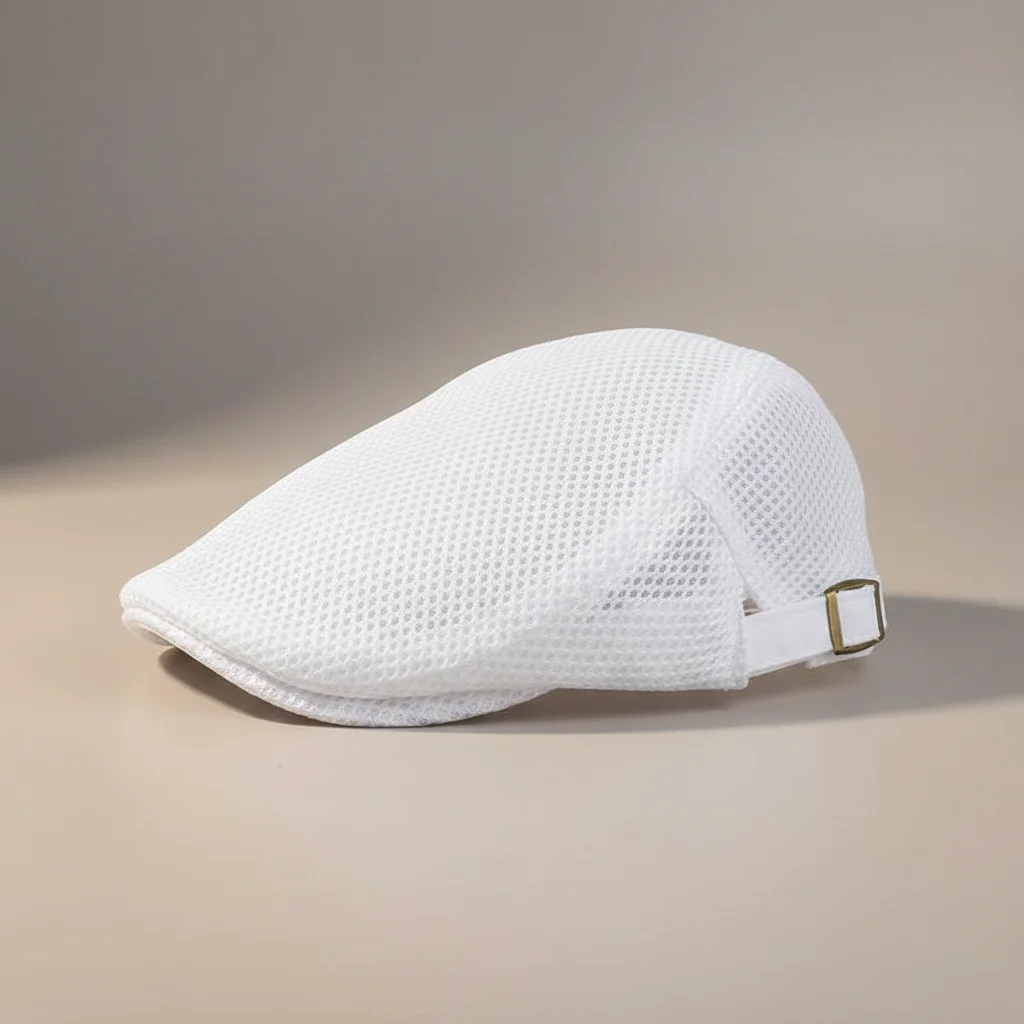 Casquette plate polyester respirant homme été - Vue 5 - casquette plate