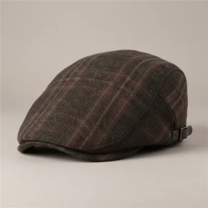 Casquette plate tweed ajustable confort - Vue 1 - casquette plate