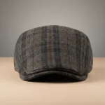 Casquette plate tweed ajustable confort - Vue 1 - casquette plate
