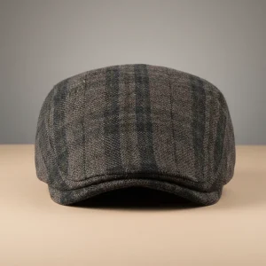 Casquette plate tweed ajustable confort - Vue 1 - casquette plate