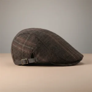 Casquette plate tweed ajustable confort - Vue 2 - casquette plate