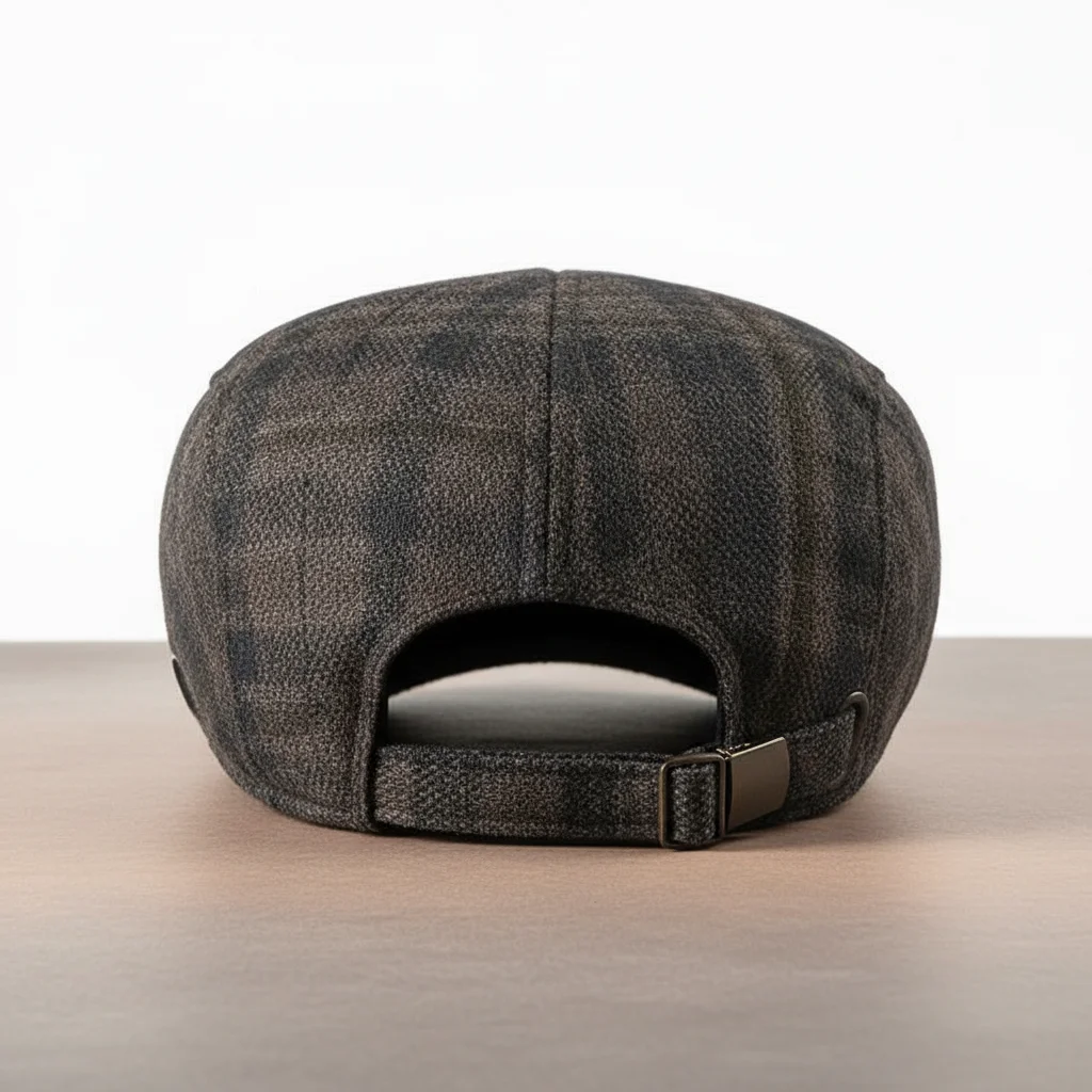 Casquette plate tweed ajustable confort - Vue 2 - casquette plate