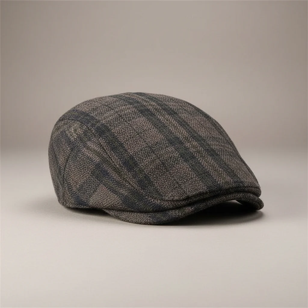 Casquette plate tweed ajustable confort - Vue 4 - casquette plate