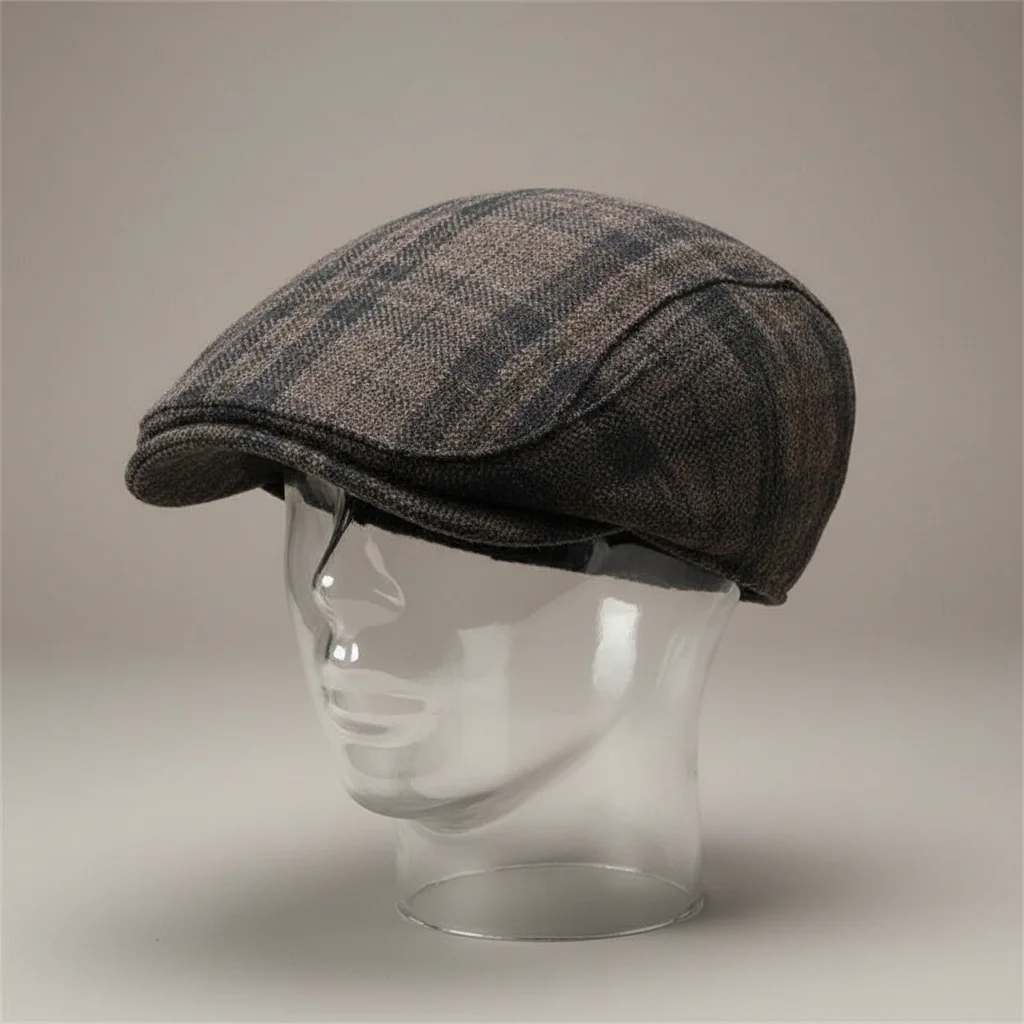 Casquette plate tweed ajustable confort - Vue 5 - casquette plate