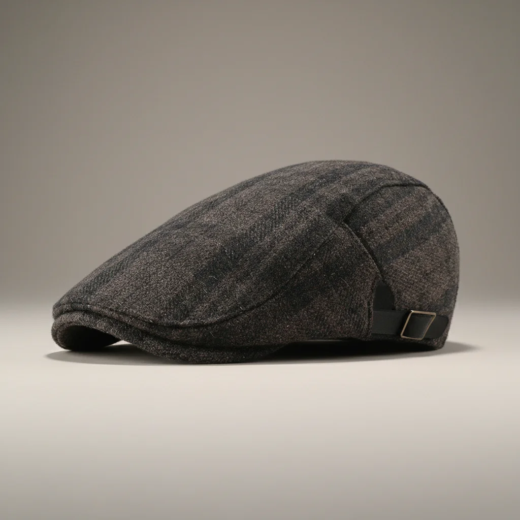 Casquette plate tweed ajustable confort - Vue 6 - casquette plate