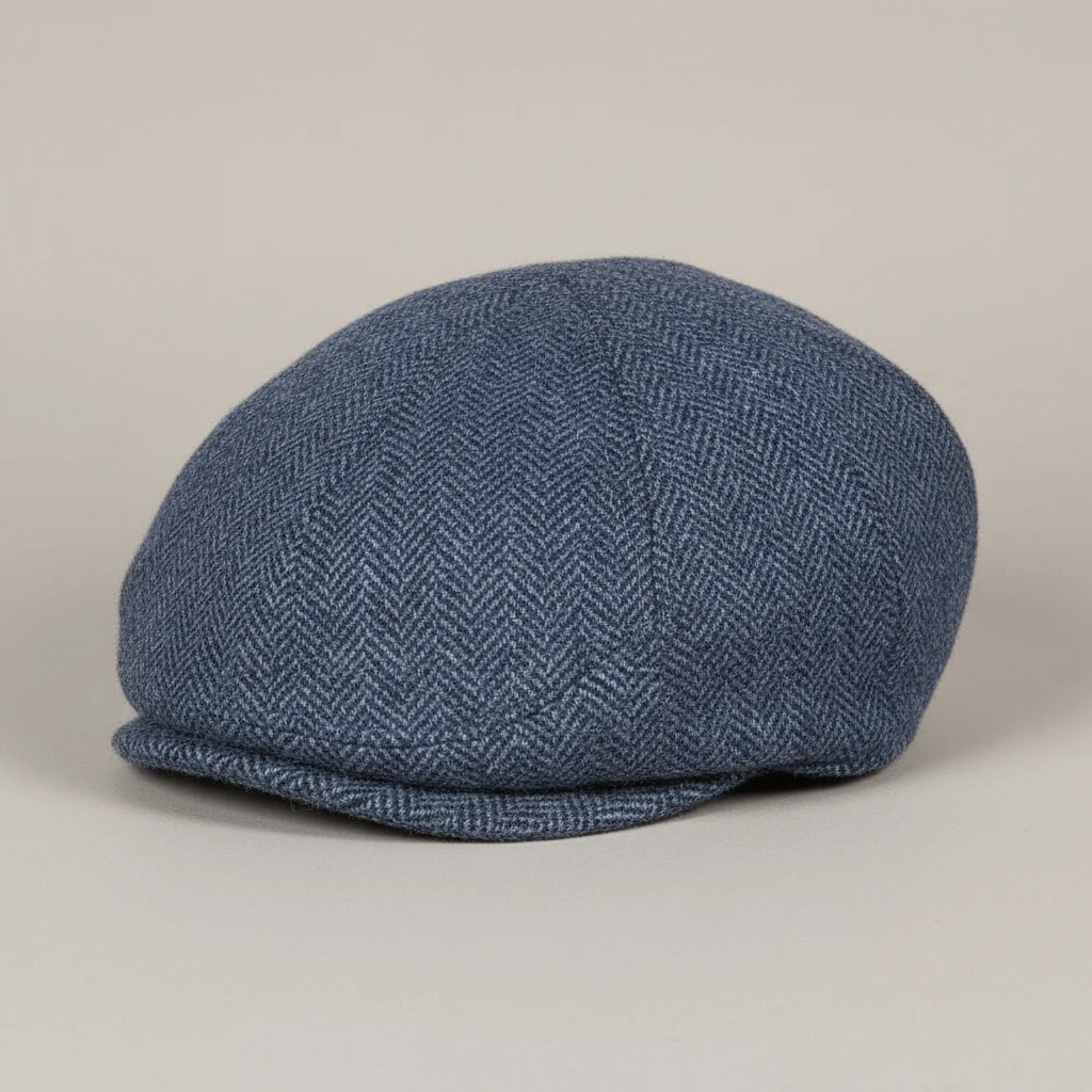 Casquette plate tweed homme élégant - Vue 1 - casquette plate