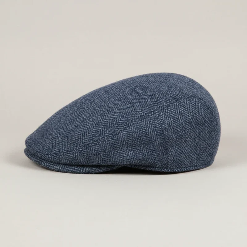Casquette plate tweed homme élégant - Vue 2 - casquette plate