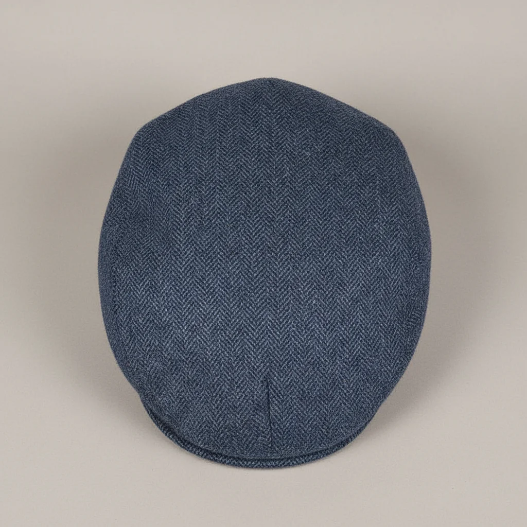 Casquette plate tweed homme élégant - Vue 3 - casquette plate