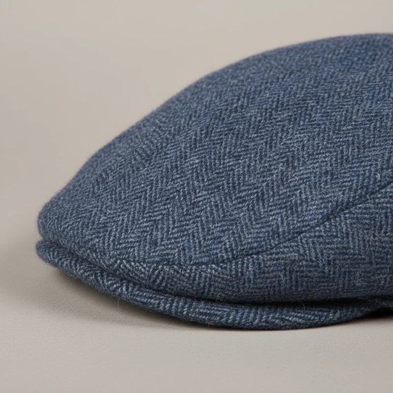 Casquette plate tweed homme élégant - Vue 4 - casquette plate