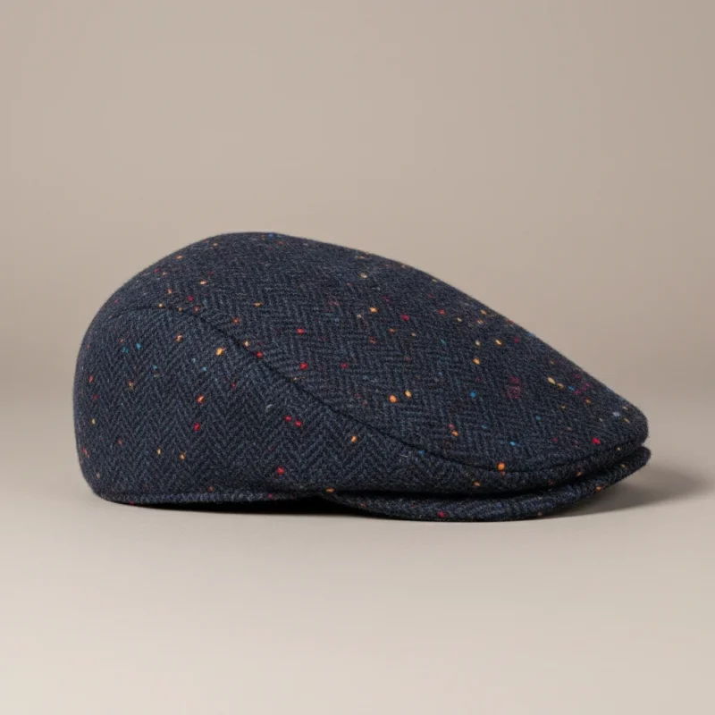 Casquette plate tweed homme loisirs - Vue 2 - casquette plate