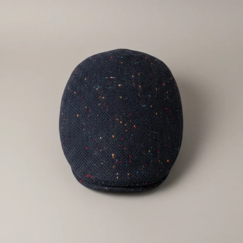 Casquette plate tweed homme loisirs - Vue 3 - casquette plate