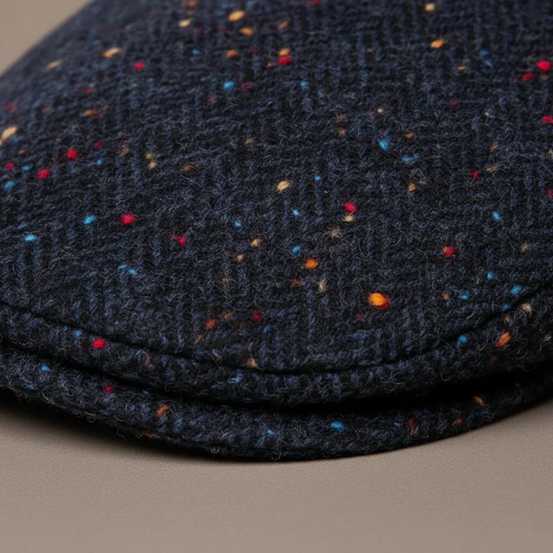 Casquette plate tweed homme loisirs - Vue 4 - casquette plate