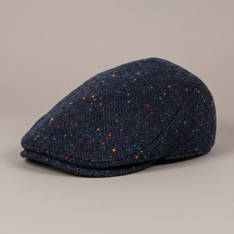 Casquette plate tweed homme loisirs - Vue 6 - casquette plate