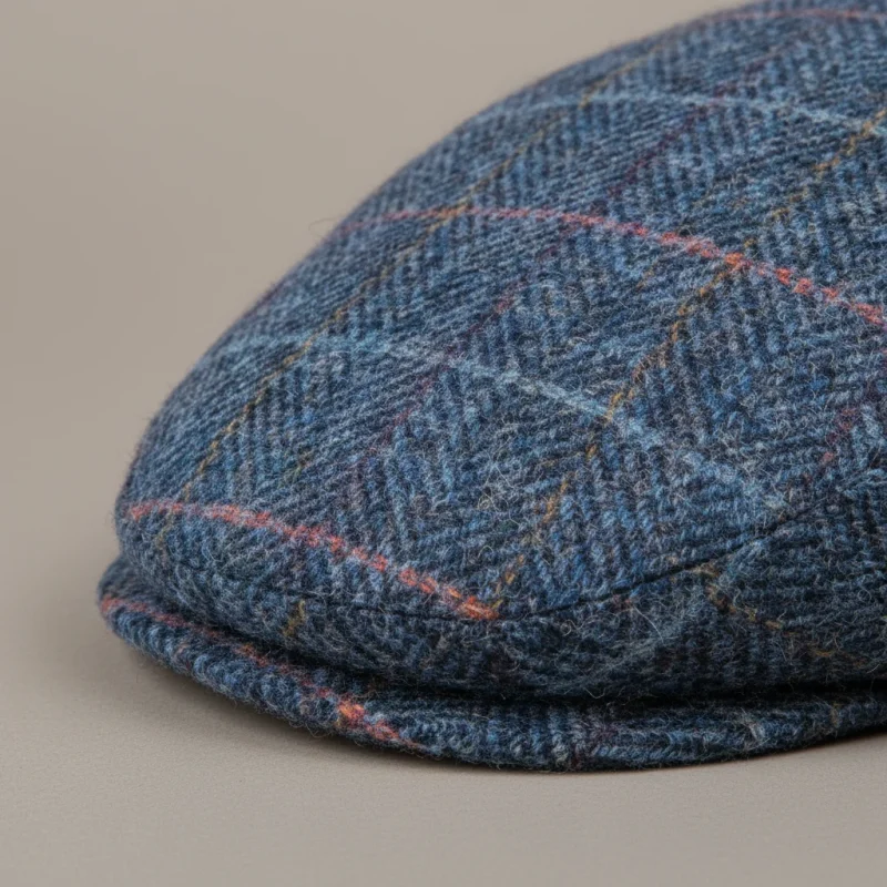 casquette plate tweed homme look soigné - Vue 4 - casquette plate