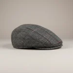 Casquette plate tweed homme style business - Vue 2 - casquette plate