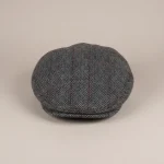 Casquette plate tweed homme style business - Vue 3 - casquette plate