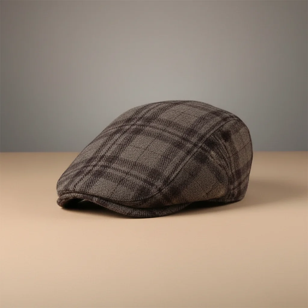 Casquette plate tweed homme style classique - Vue 5 - casquette plate