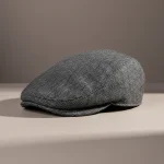 Casquette plate tweed homme style moderne - Vue 1 - casquette plate
