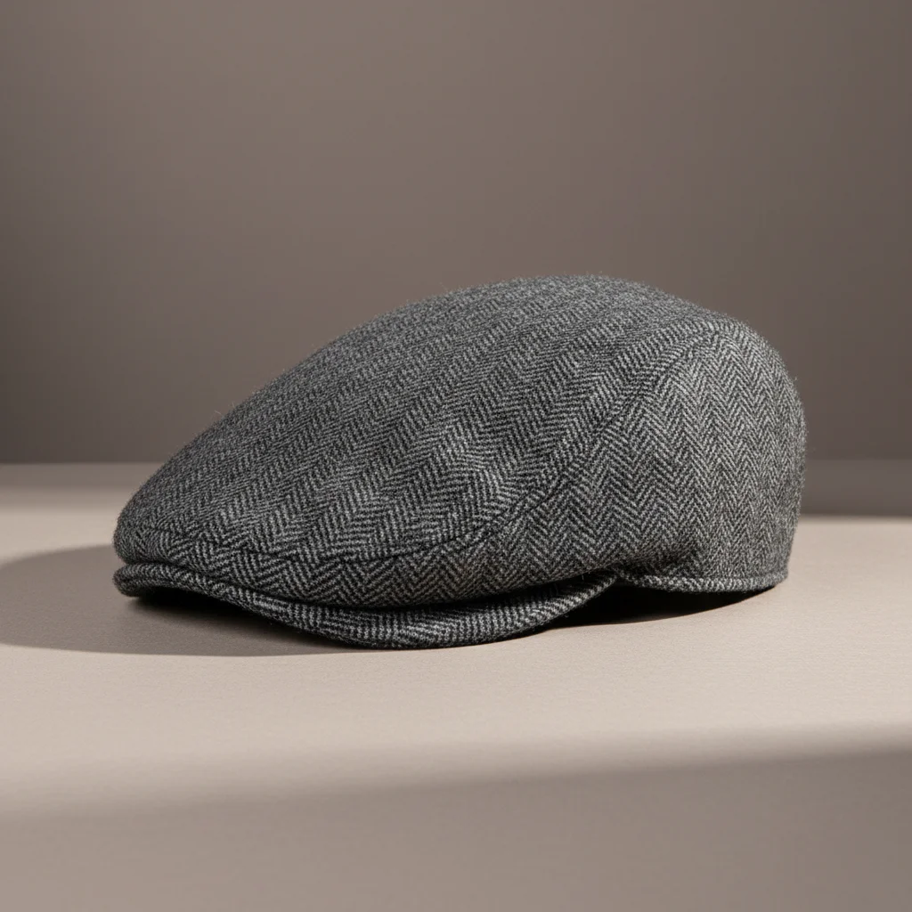 Casquette plate tweed homme style moderne - Vue 1 - casquette plate