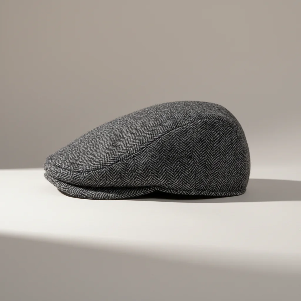 Casquette plate tweed homme style moderne - Vue 2 - casquette plate