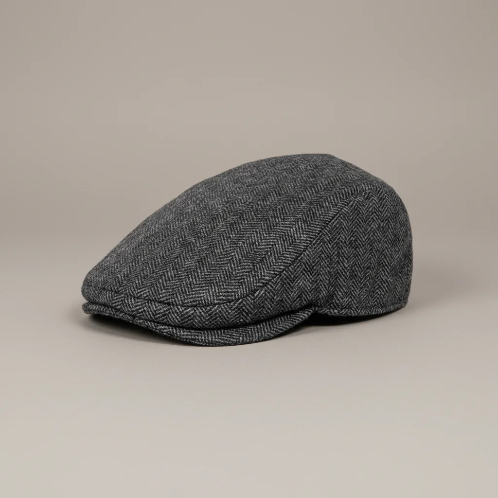 Casquette plate tweed homme style moderne - Vue 5 - casquette plate